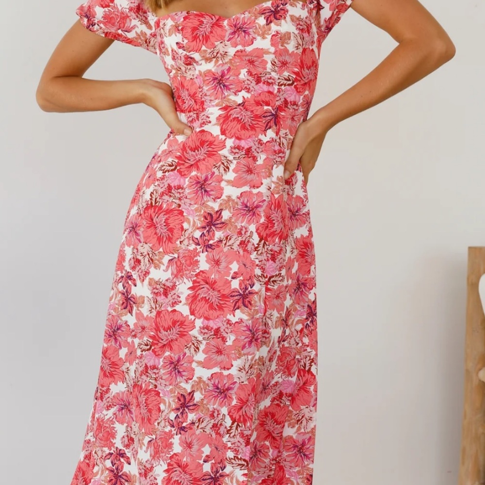 Hello Molly Vibrant Floral Maxi Dress